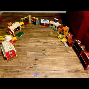 Vintage fisher price toys